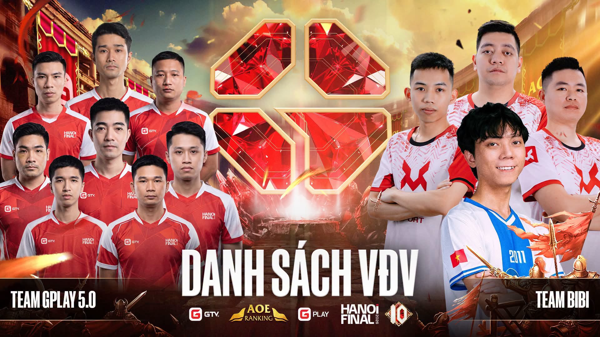 GTV hé lộ Hanoi Final 2026: Giải đấu AoE kỷ niệm 10 năm phát triển nền tảng GPlay