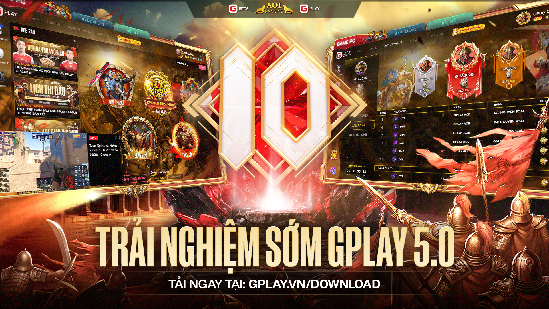GPlay 5.0 và chiến dịch Phục Hưng Đế Chế: Khỏi đầu cho kỷ nguyên mới của cộng đồng AoE Việt Nam