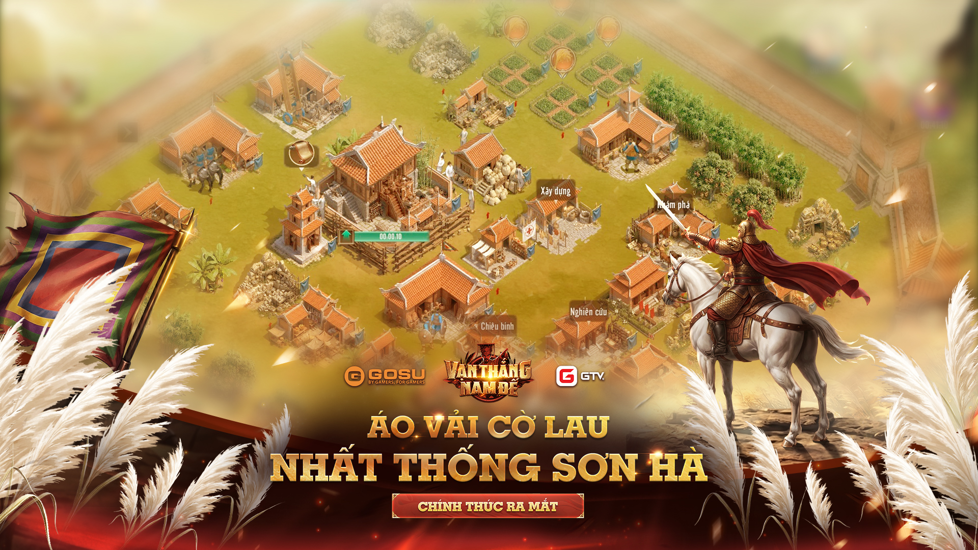 GTV hợp tác cùng Gosu ra mắt siêu phẩm lấy cảm hứng từ lịch sử Việt Nam mang tên 'Vạn Thắng Nam Đế'